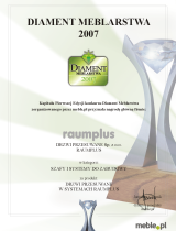 Certyfikat Diament Meblarstwa 2007 DESIGNMEBEL